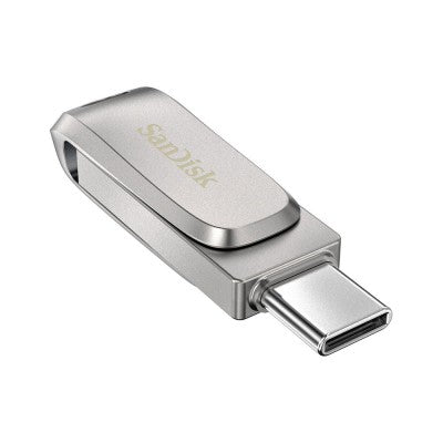 SanDisk 256GB Ultra Dual Luxe Flash Drive (USB Type-C / Type-A)