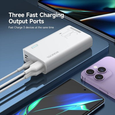 Romoss Sense4S Pro 30W 10000mAh Powe Bank Two-way Fast Charging Power Bank Type-C 3 Input 3 Output