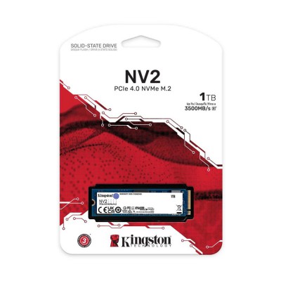 Kingston NV2 1TB NVMe M.2 2280 PCIe 4.0 x4 SSD (SNV2S/1000G)