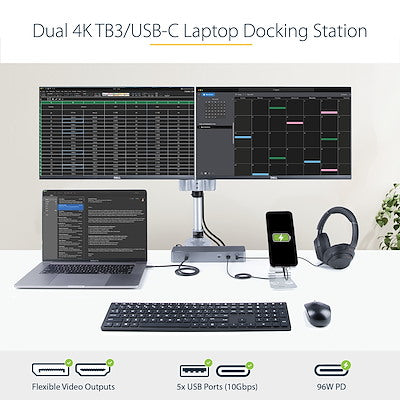 USB-C / Thunderbolt Docking Station for MacBook & Laptops