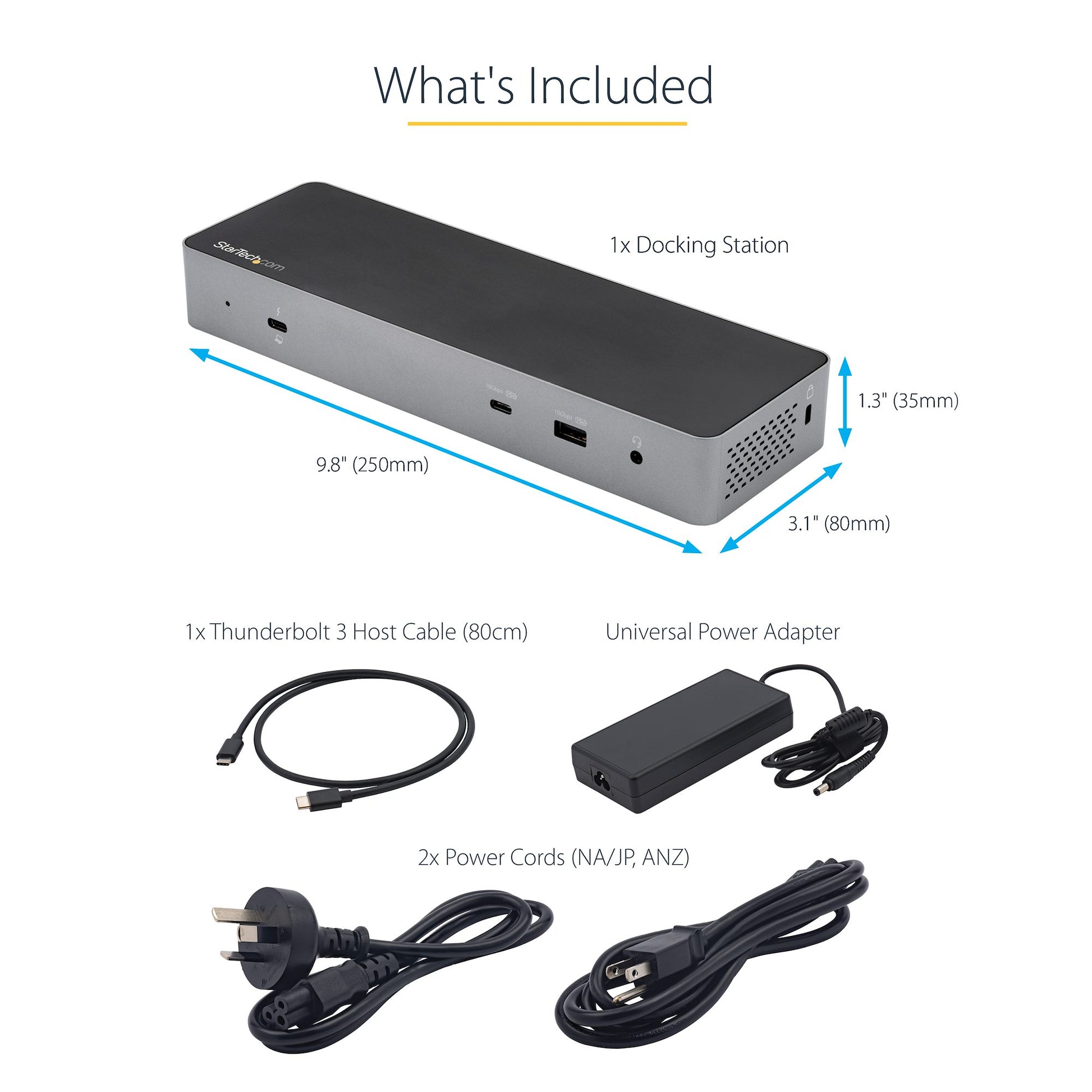 USB-C / Thunderbolt Docking Station for MacBook & Laptops-7