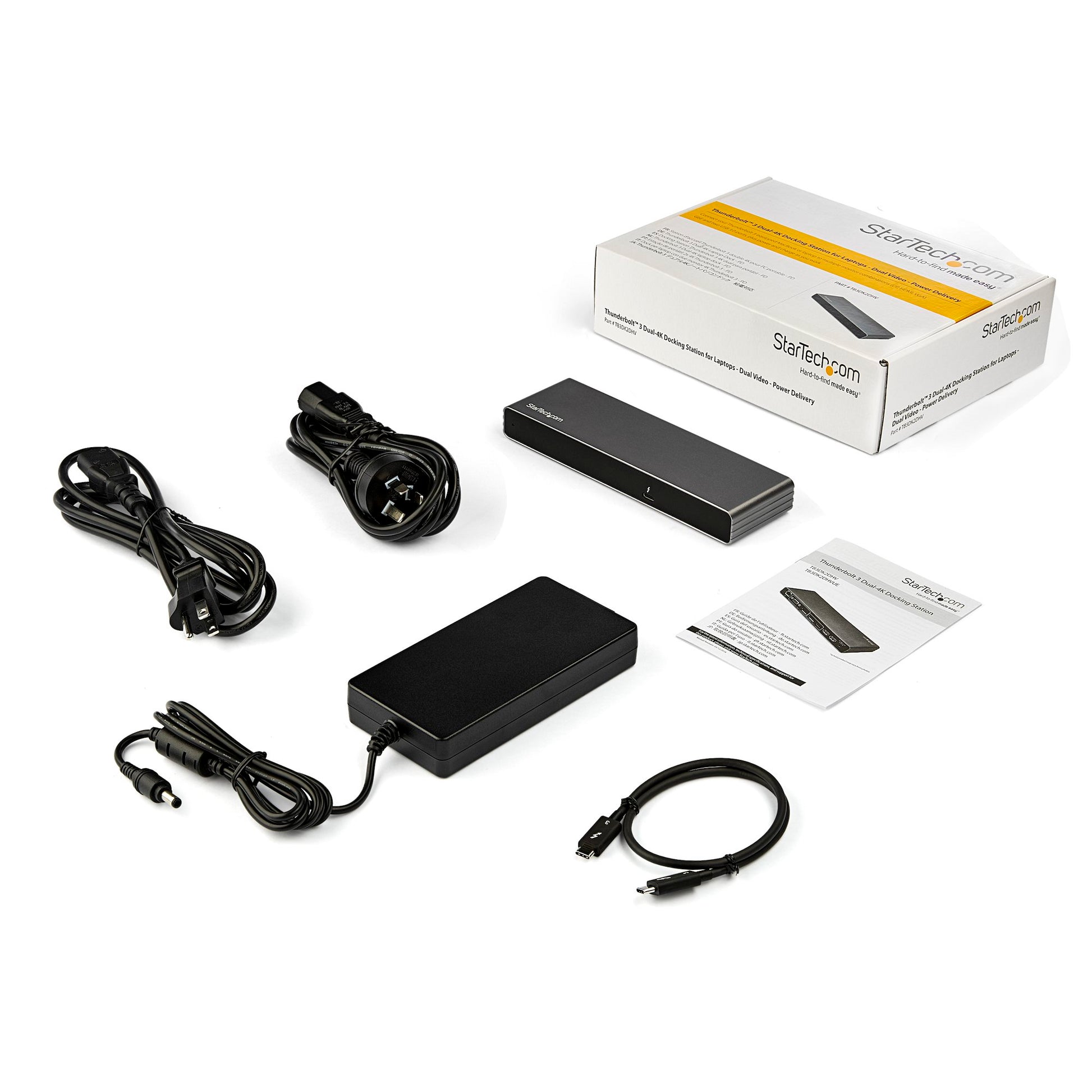 StarTech Thunderbolt 3 Dock – Dual 4K 60Hz Laptop Docking Station with HDMI, DisplayPort & VGA-13