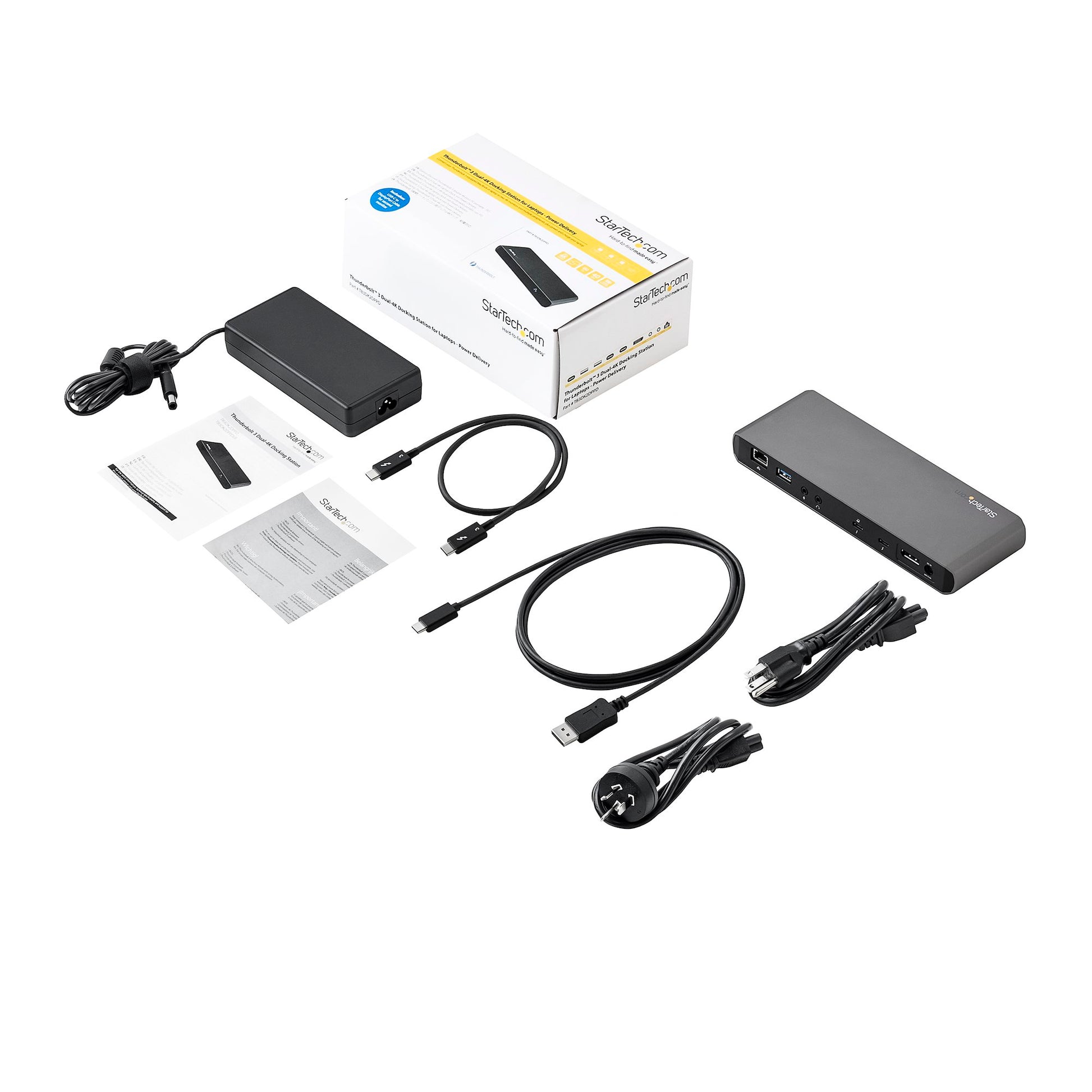 Thunderbolt 3 Dock – Dual 4K 60Hz Laptop Docking Station with DisplayPort & 85W Power Delivery-10