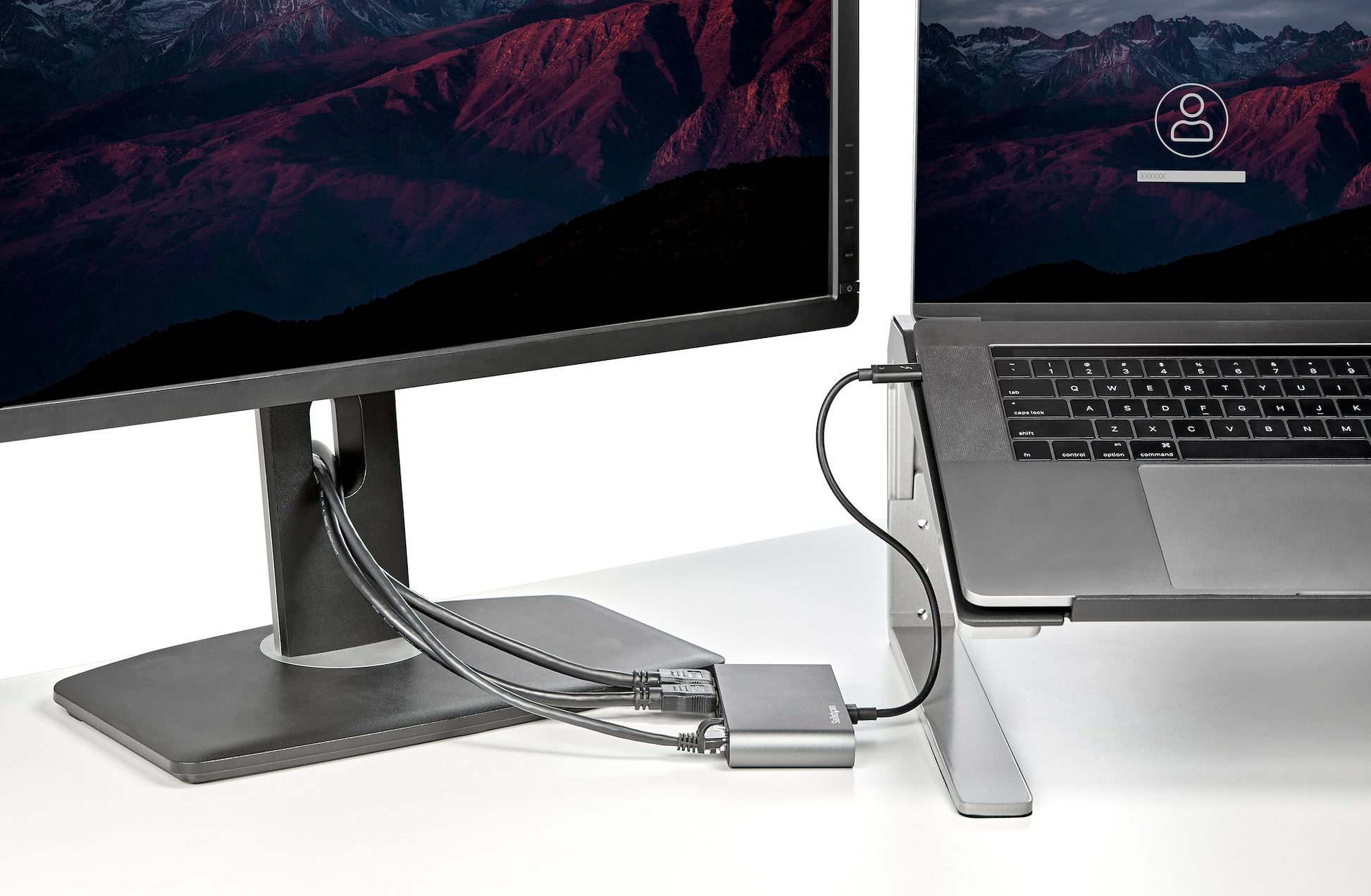 Dual-Monitor Thunderbolt Mini Dock – 4K 60Hz HDMI Portable Dock with Gigabit Ethernet-5