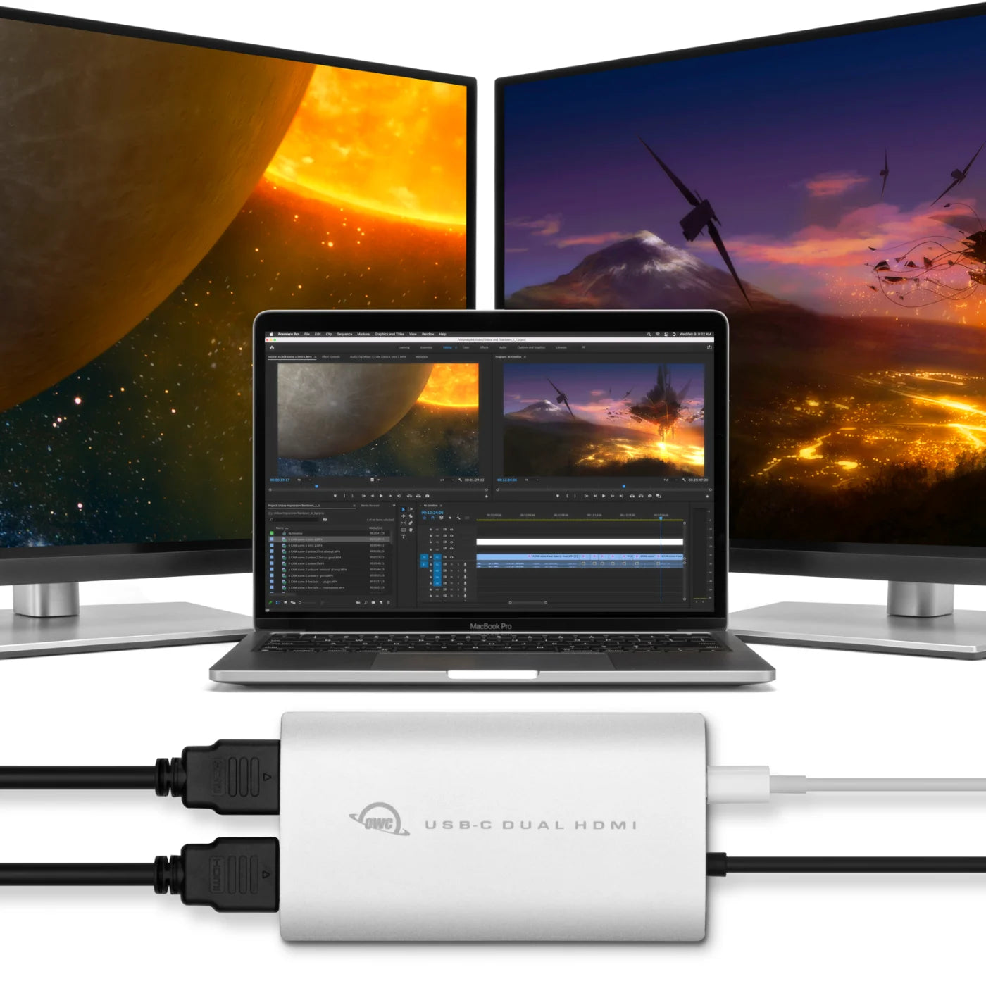 OWC USB-C Dual HDMI® 4K Display Adapter OWC