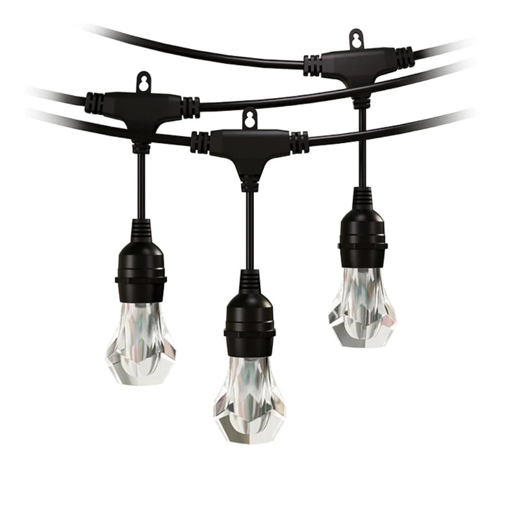 Nanoleaf Essentials Smart Multicolour Outdoor String Lights Smarter Kit (Matter compatible) - 15 m