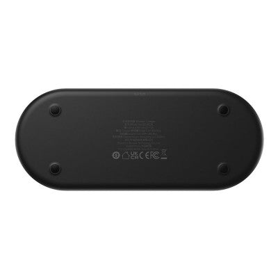 Baseus Digital LED Display Dual Wireless Charger With Digital Display 20W